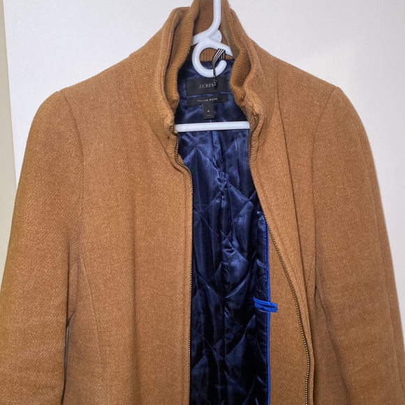 J.Crew Lodge coat in Italian stadium-cloth wool- Size 4, Color: Tan - Picture 7 of 10